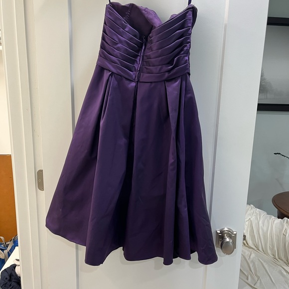 Strapless Kennedy Blue Brand Purple Cocktail Dress size 10 - Picture 2 of 5